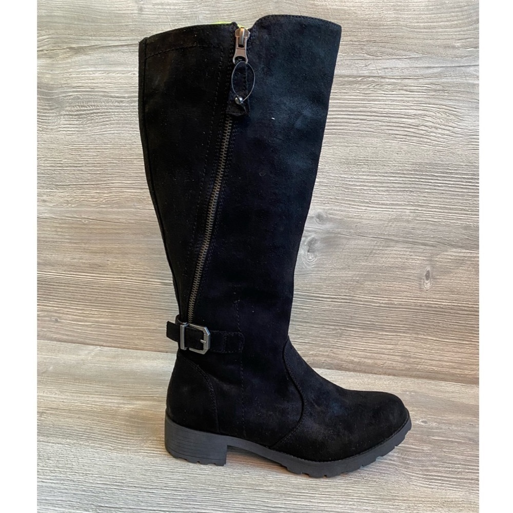 White mountain black Giorgia knee boots size 7.5 full zippered